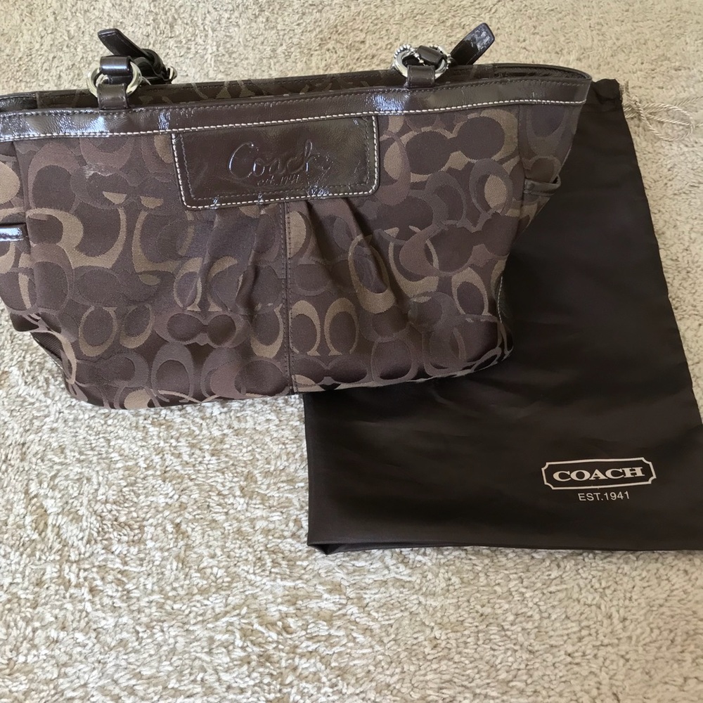Beautiful Brown Coach Shoulder Bag